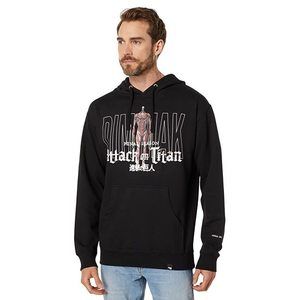 DIM MAK Men's Dim Mak X Attack on Titan Colossal Titan Hoodie, Black, MD